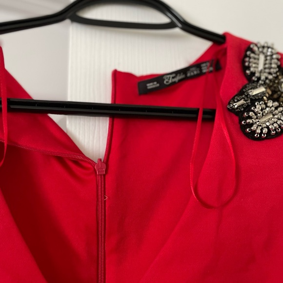 Red Zara Mini Dress - Picture 2 of 3